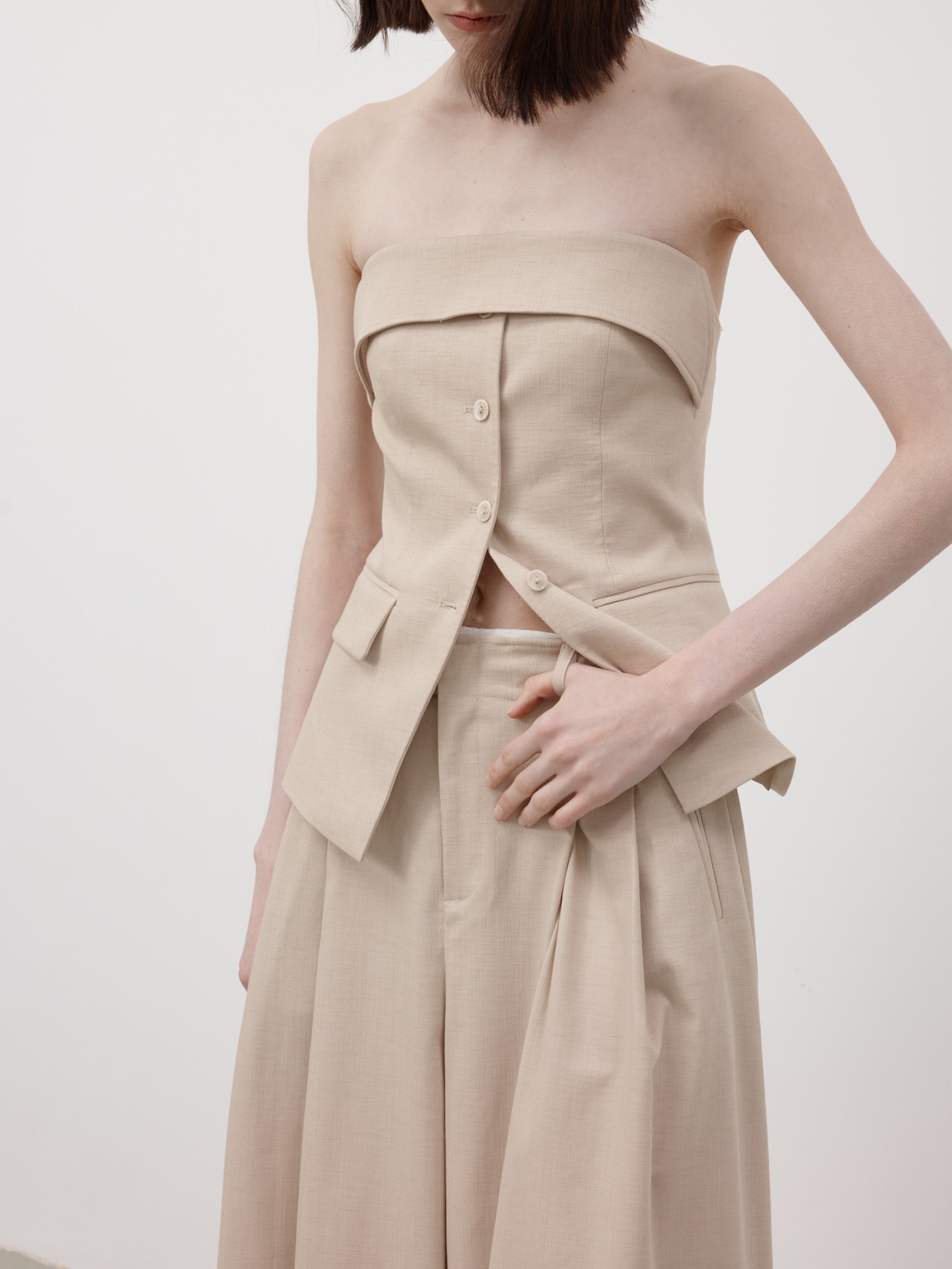 Selly Strapless Set