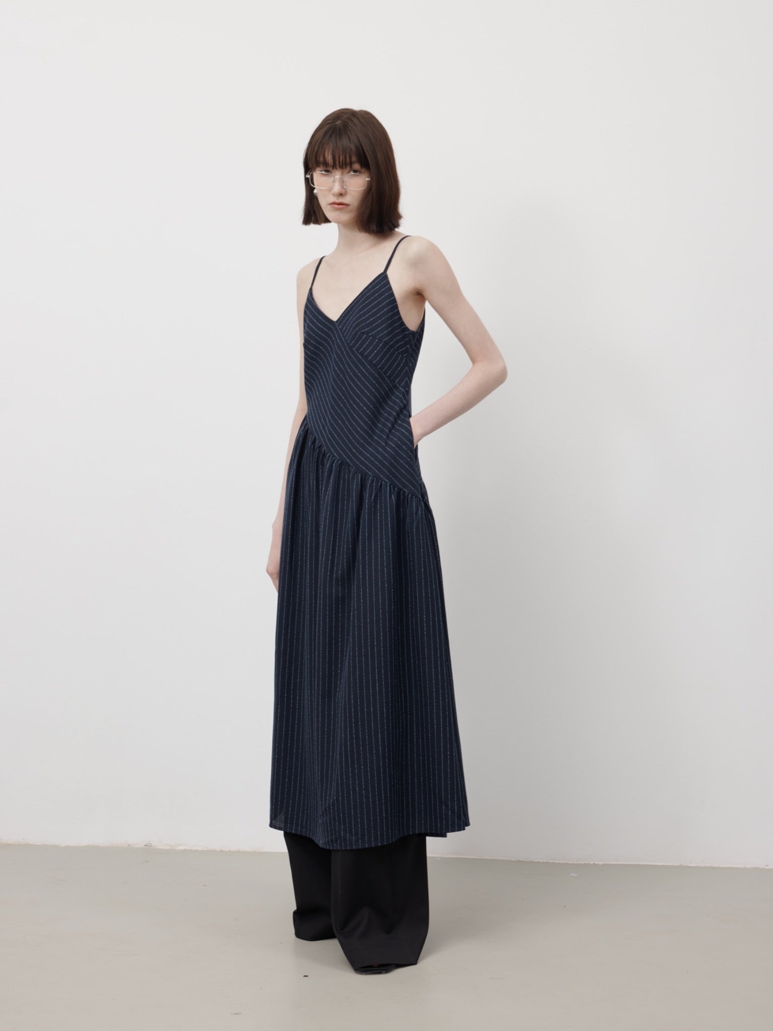 Elowen Pinstripe Dress