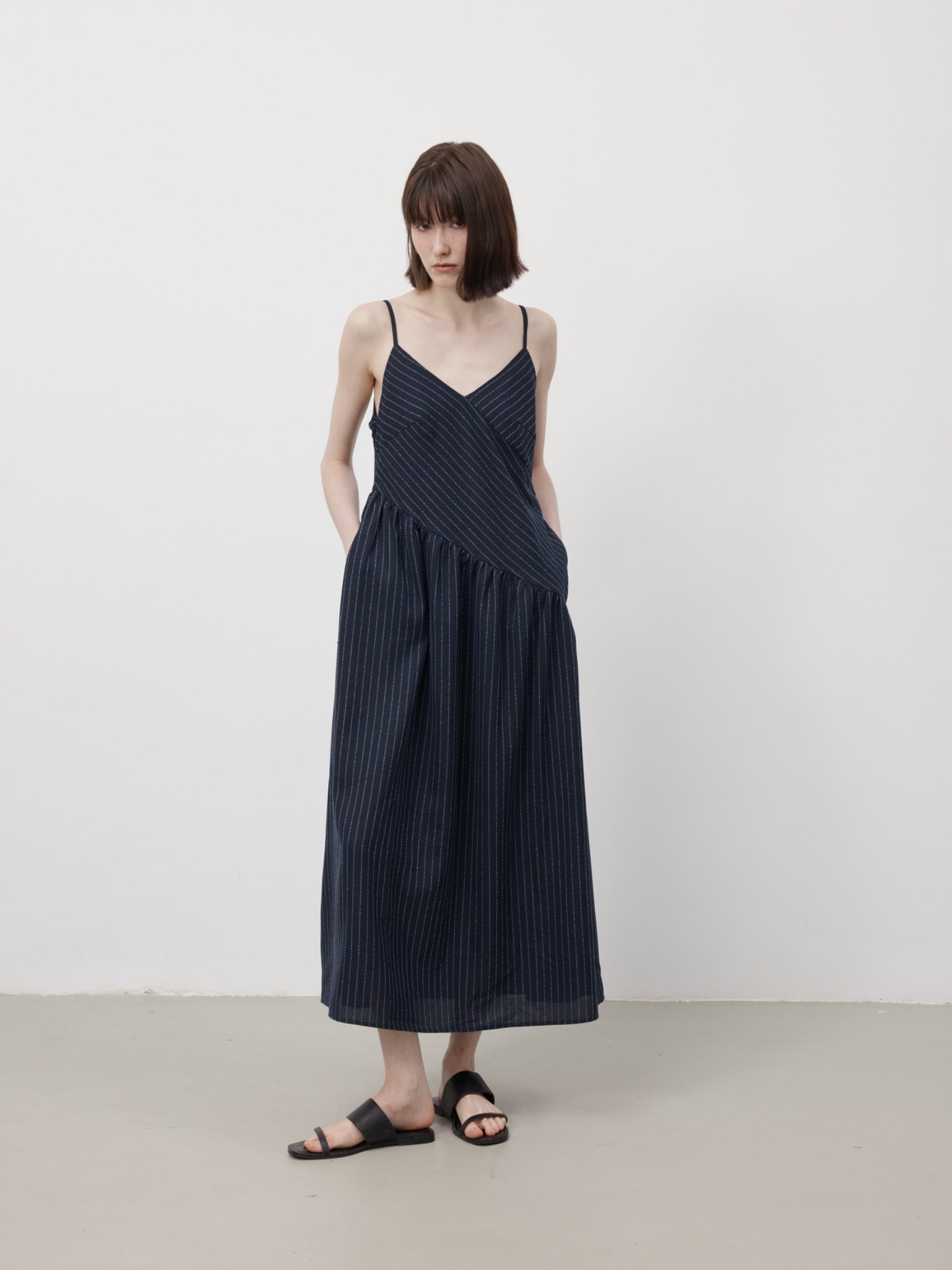 Elowen Pinstripe Dress