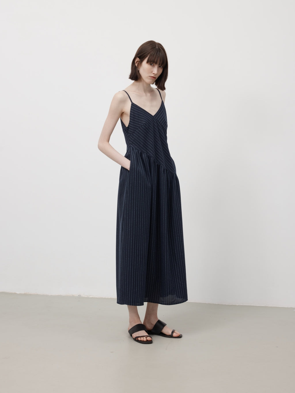 Elowen Pinstripe Dress