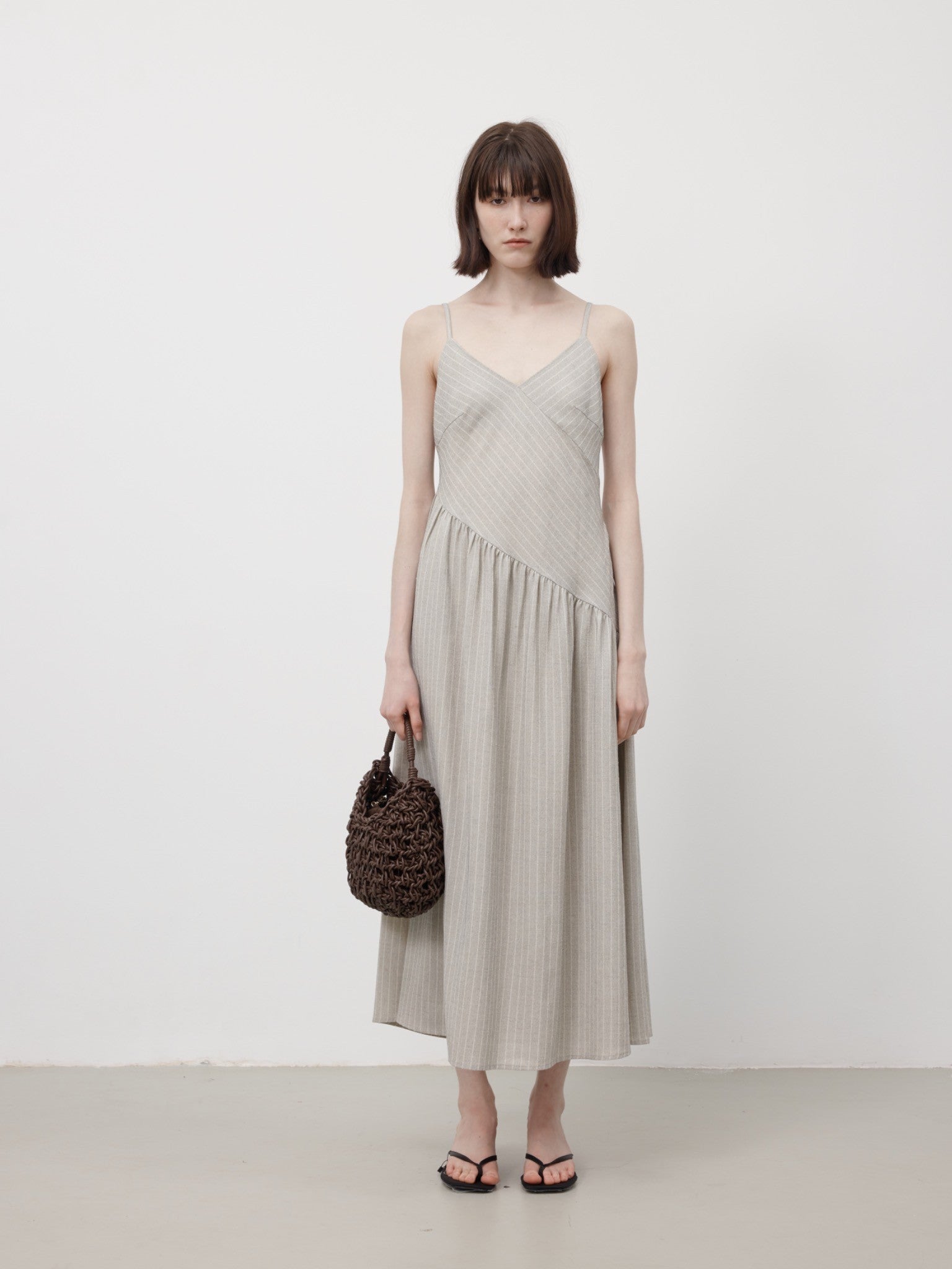 Elowen Pinstripe Dress