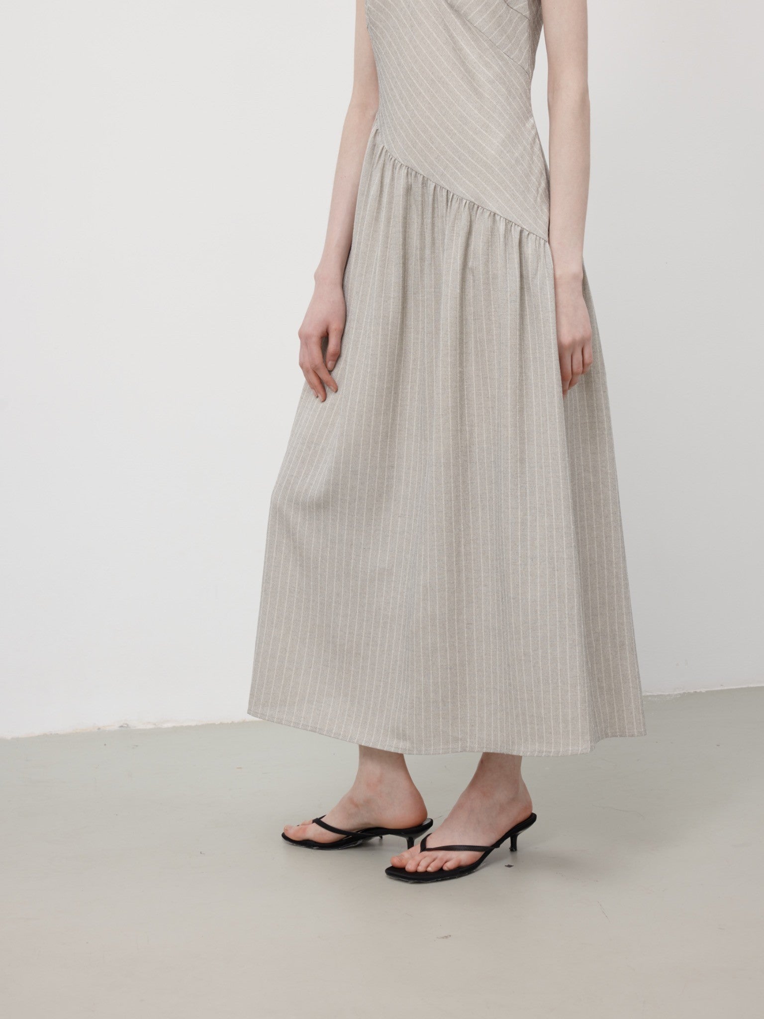 Elowen Pinstripe Dress