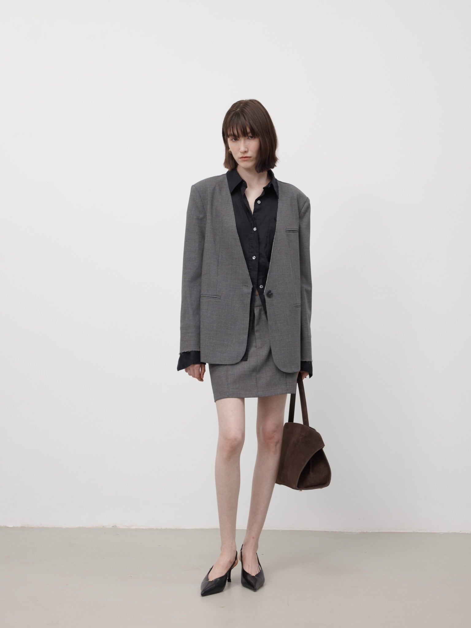 Arden Raw Blazer Set