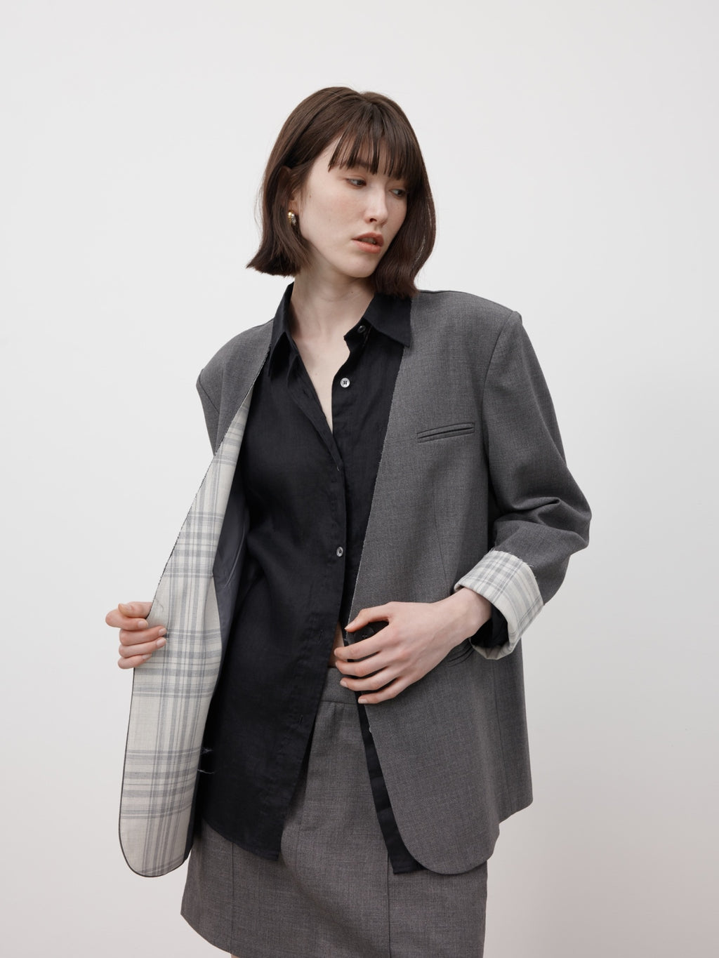Arden Raw Blazer Set
