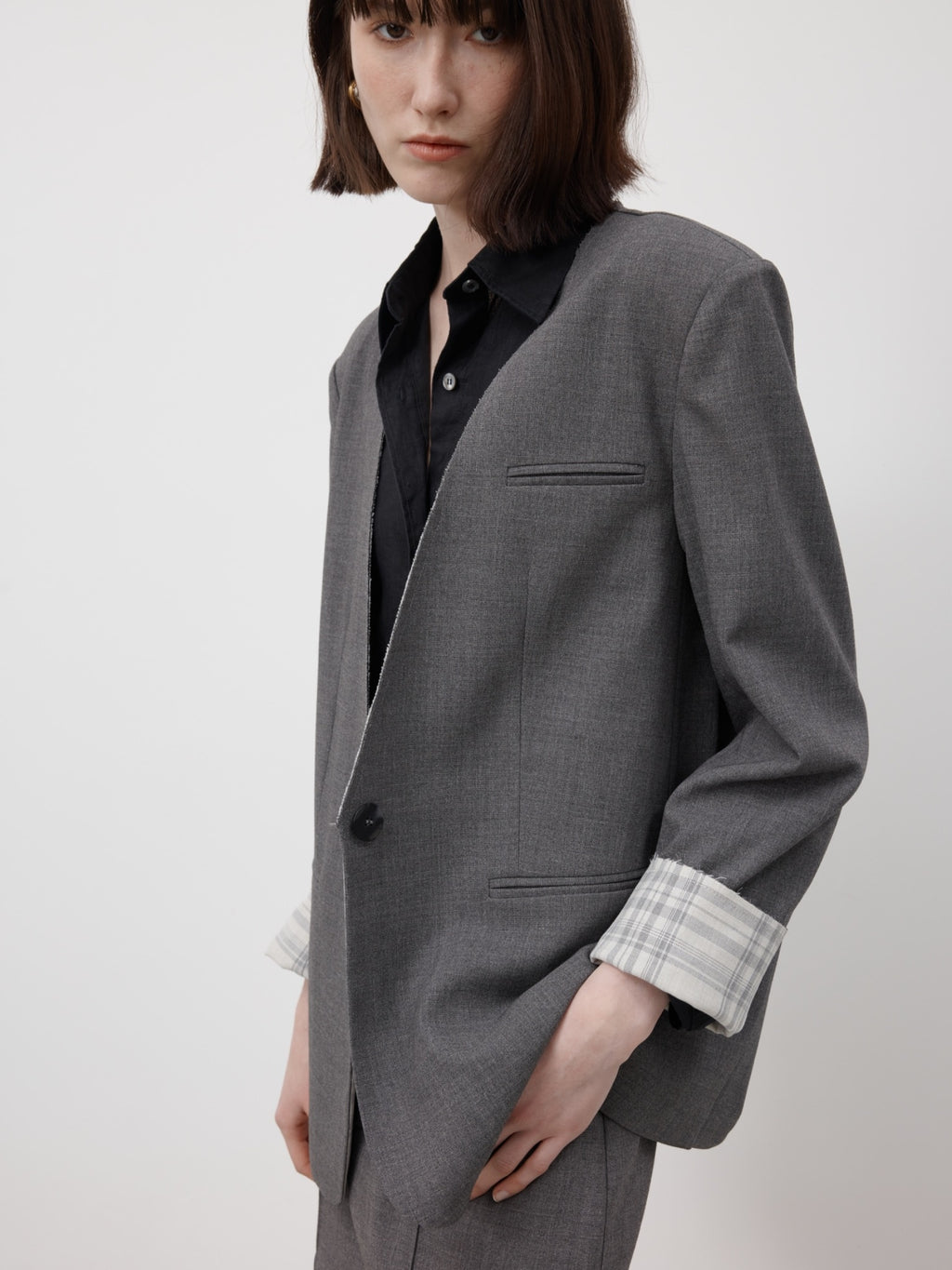 Arden Raw Blazer Set