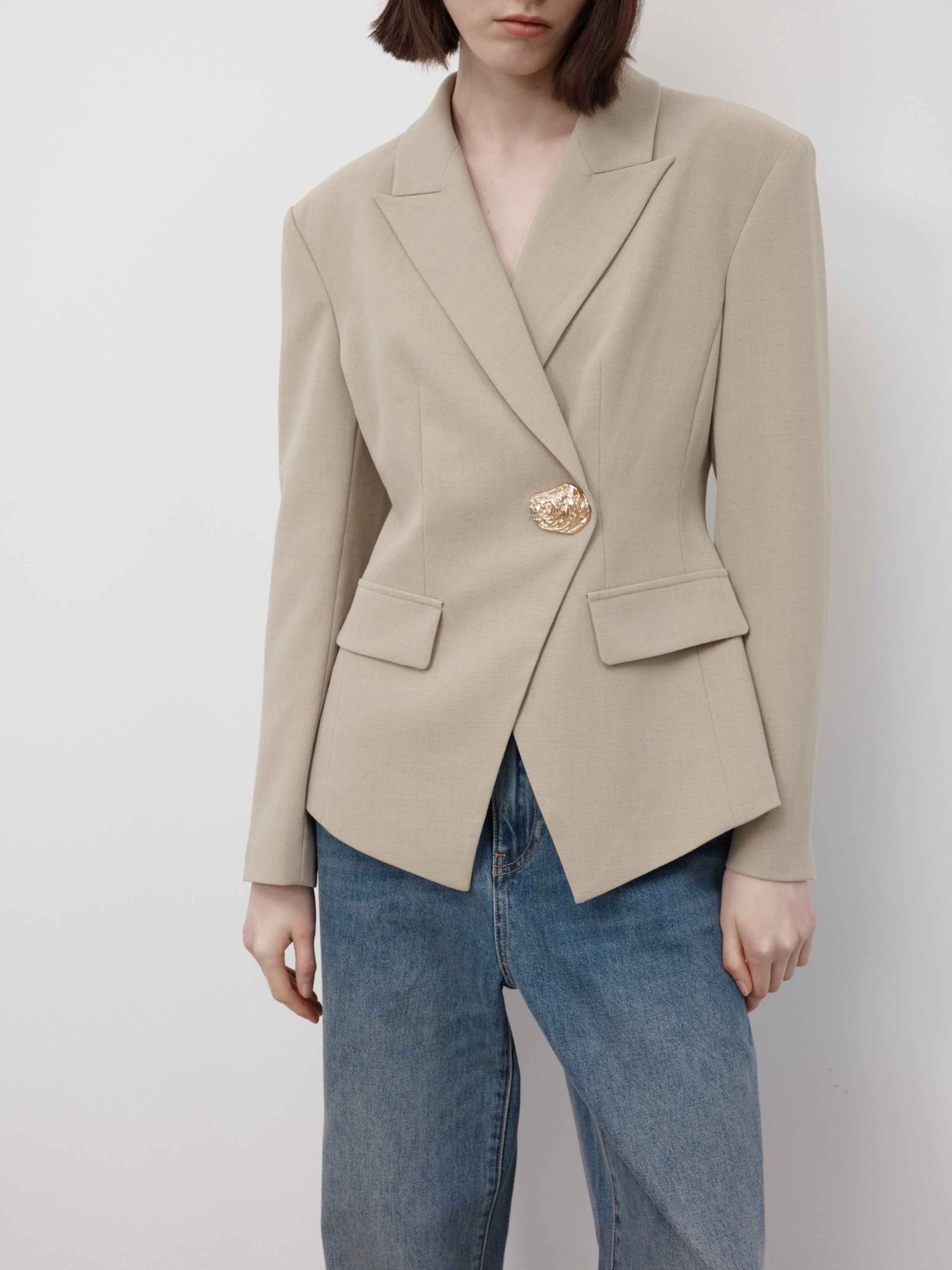 Revi Blazer Top