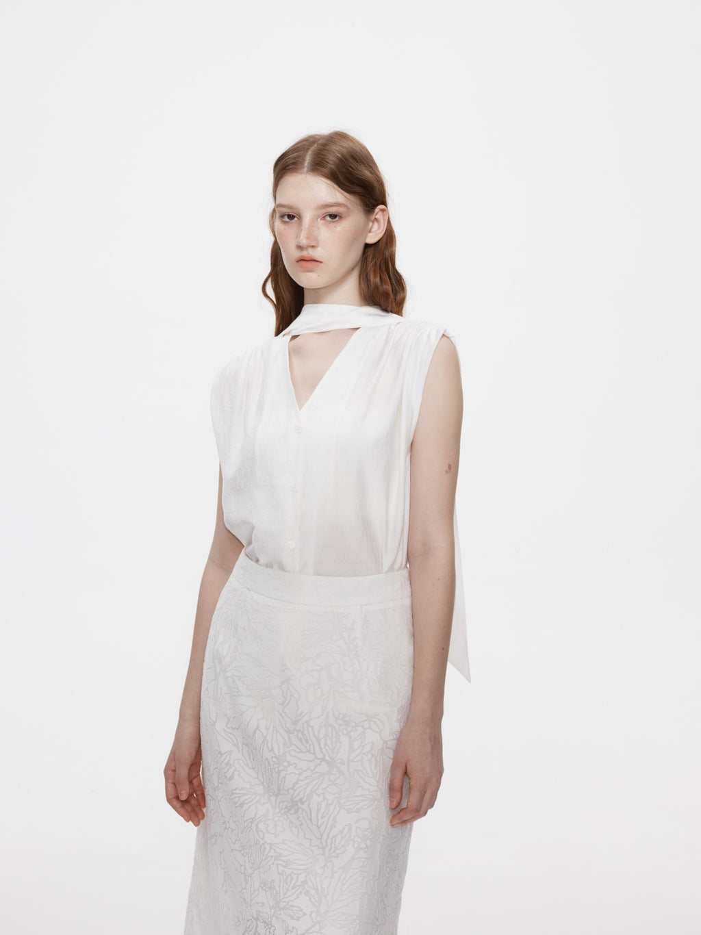 Eiren Sheer Blouse Top