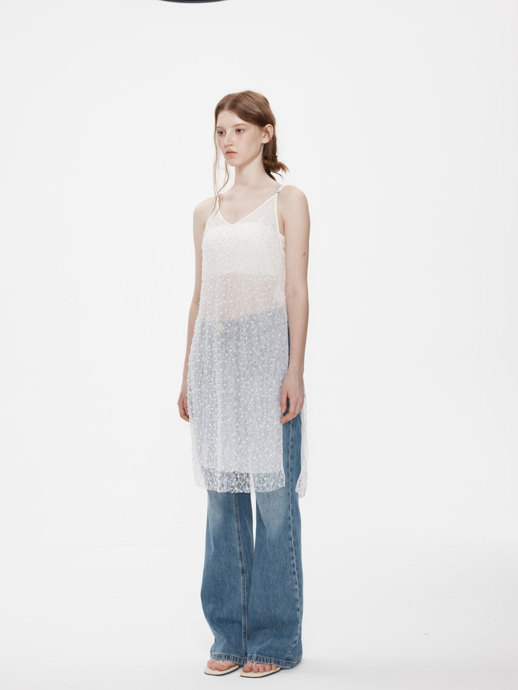 Luna Beaded Lace Dress
