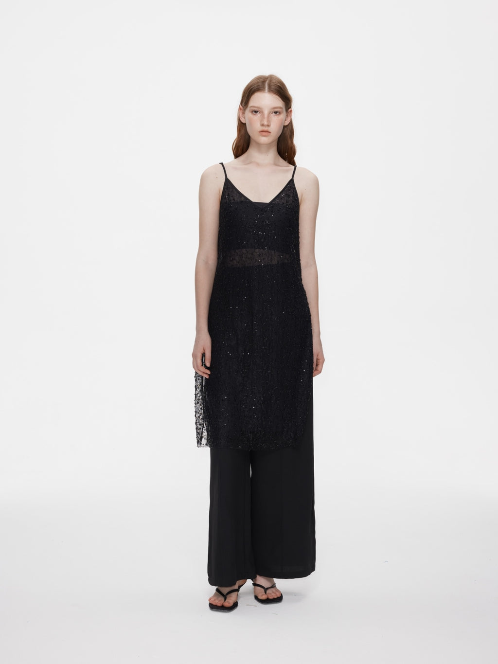 Luna Beaded Lace Dress