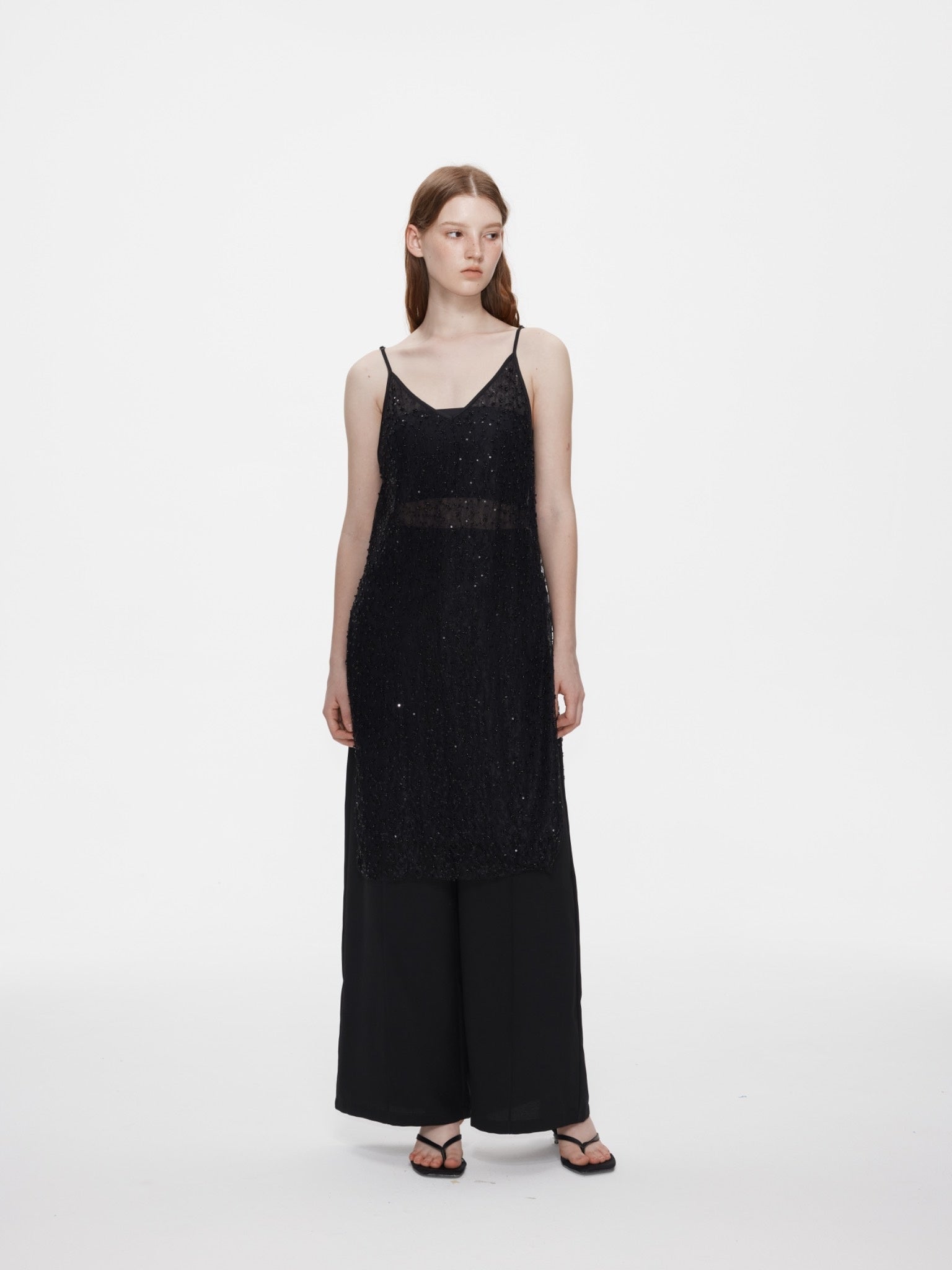 Luna Beaded Lace Dress