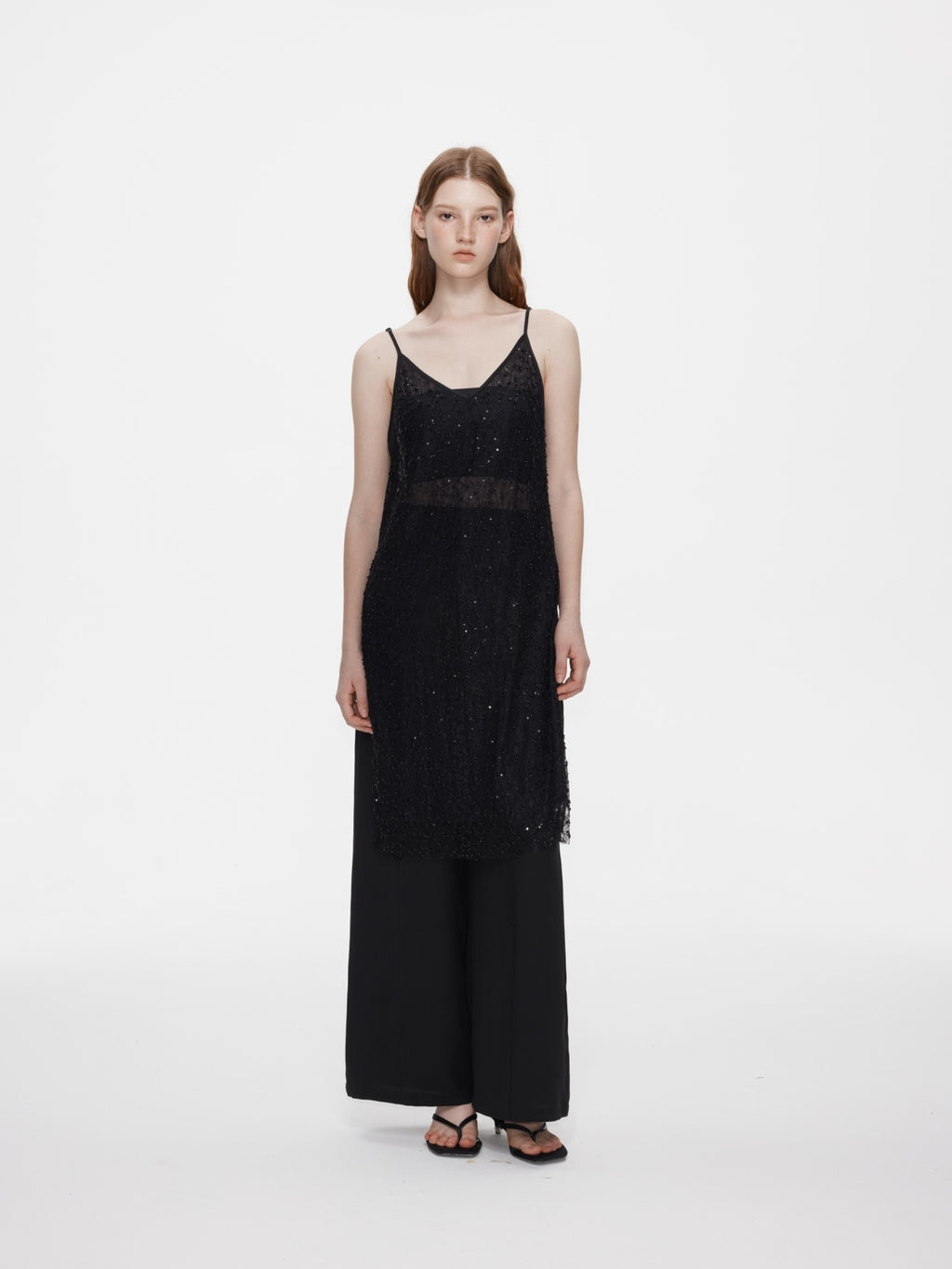 Luna Beaded Lace Dress