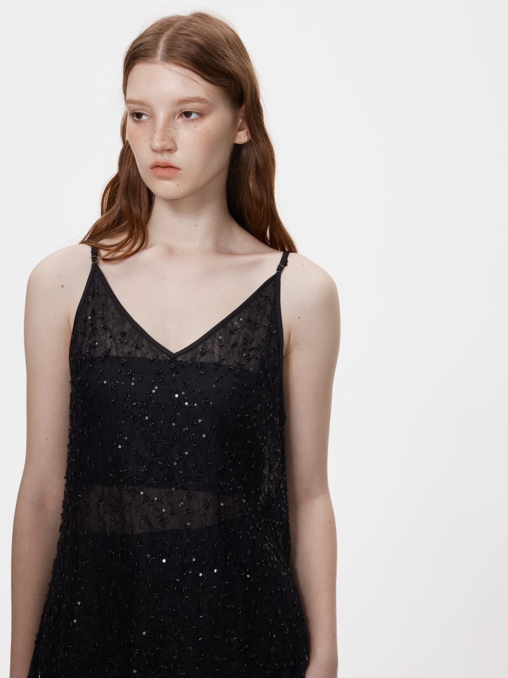 Luna Beaded Lace Dress