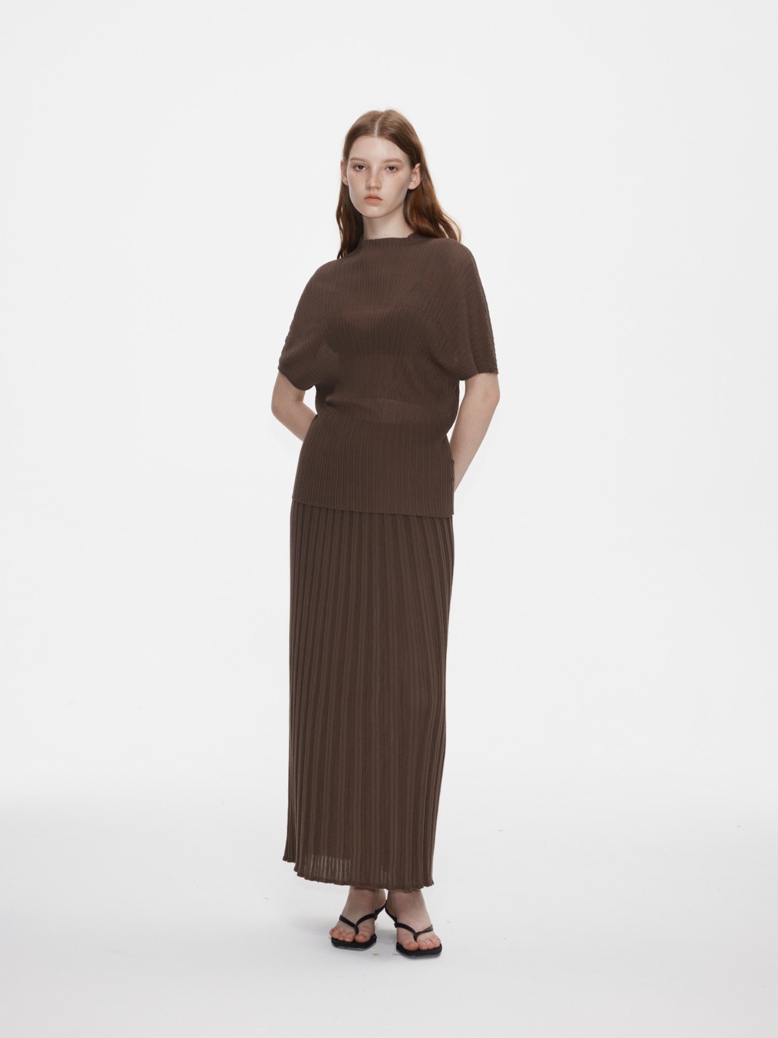 Noma Pleated Knit Set