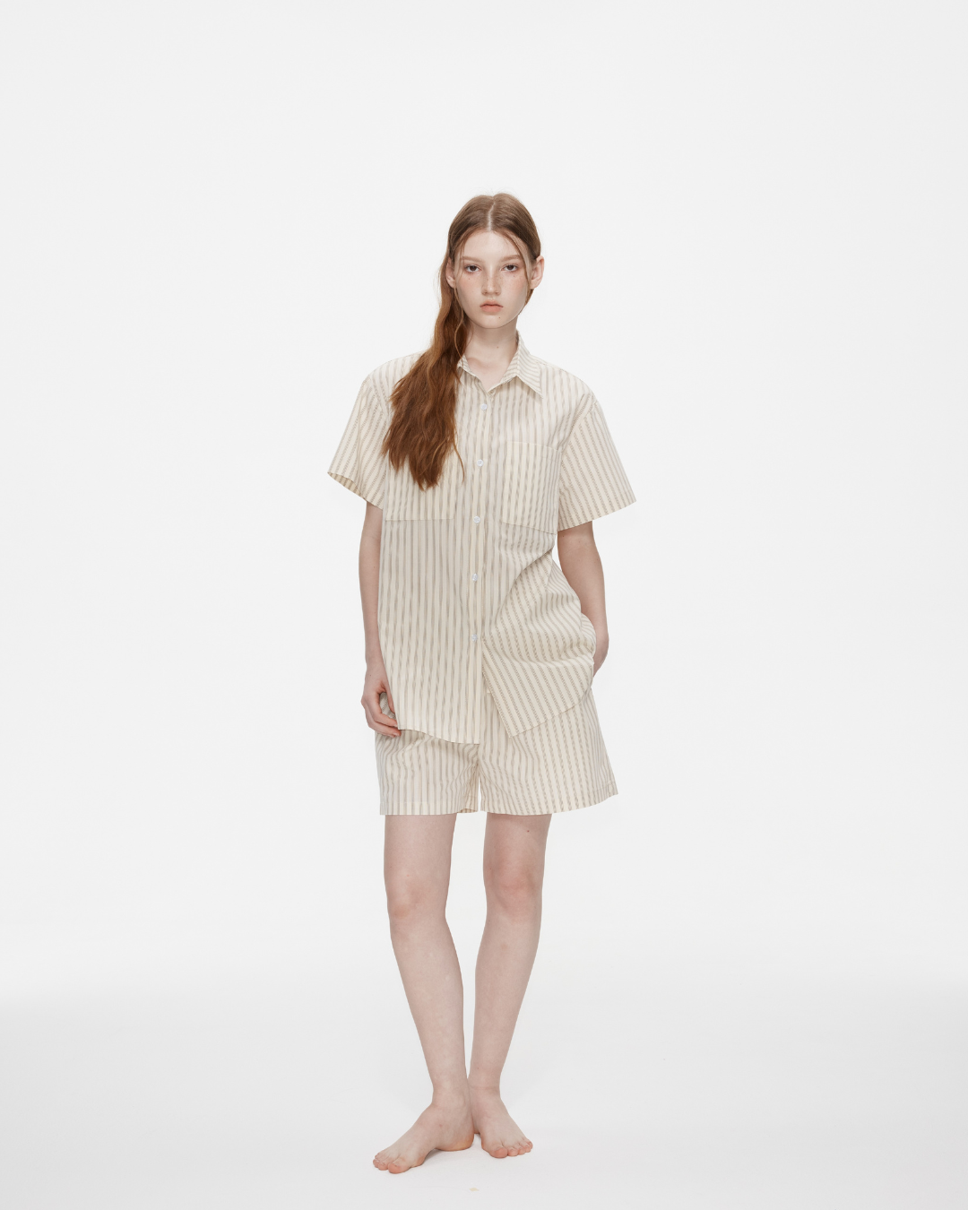 Naeun Stripes Cotton Top