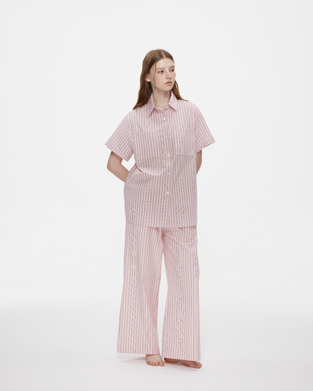 Naeun Stripes Cotton Pants