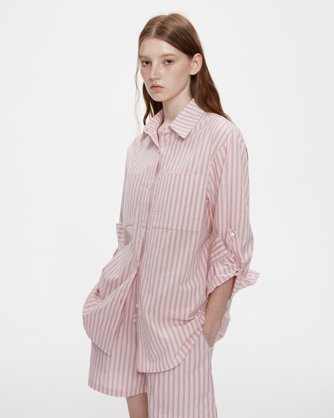 Naeun Stripes Cotton Pants