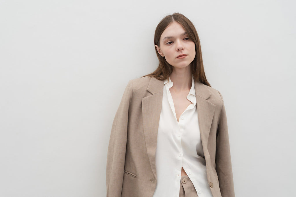 Jude Blazer in Khaki — Off-Duty Suiting by Florenco