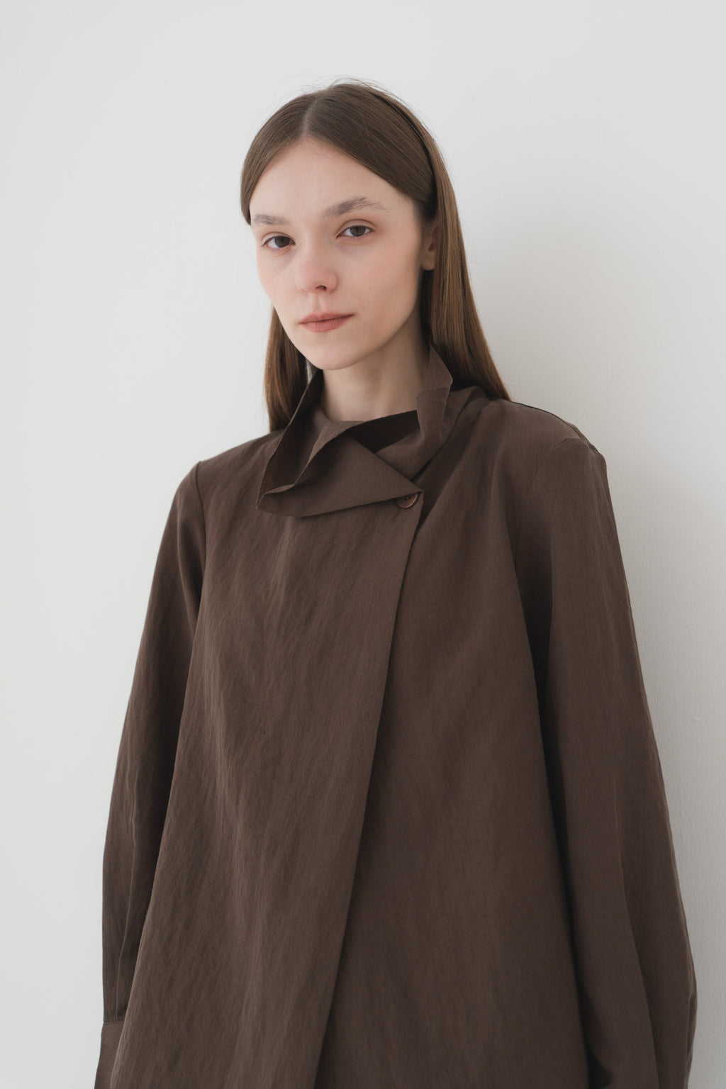 Rowan Top in Brown — Off-Duty Suiting by Florenco