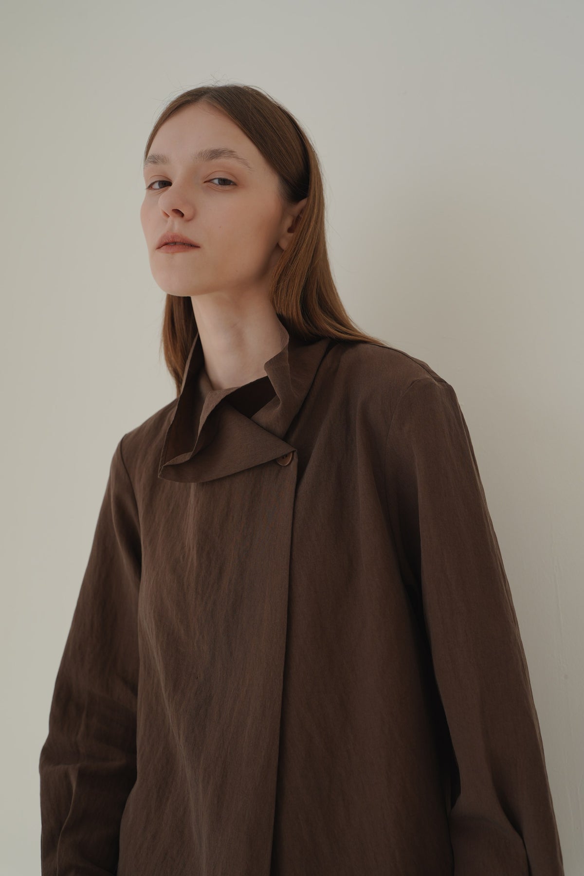 Rowan Top in Brown — Off-Duty Suiting by Florenco