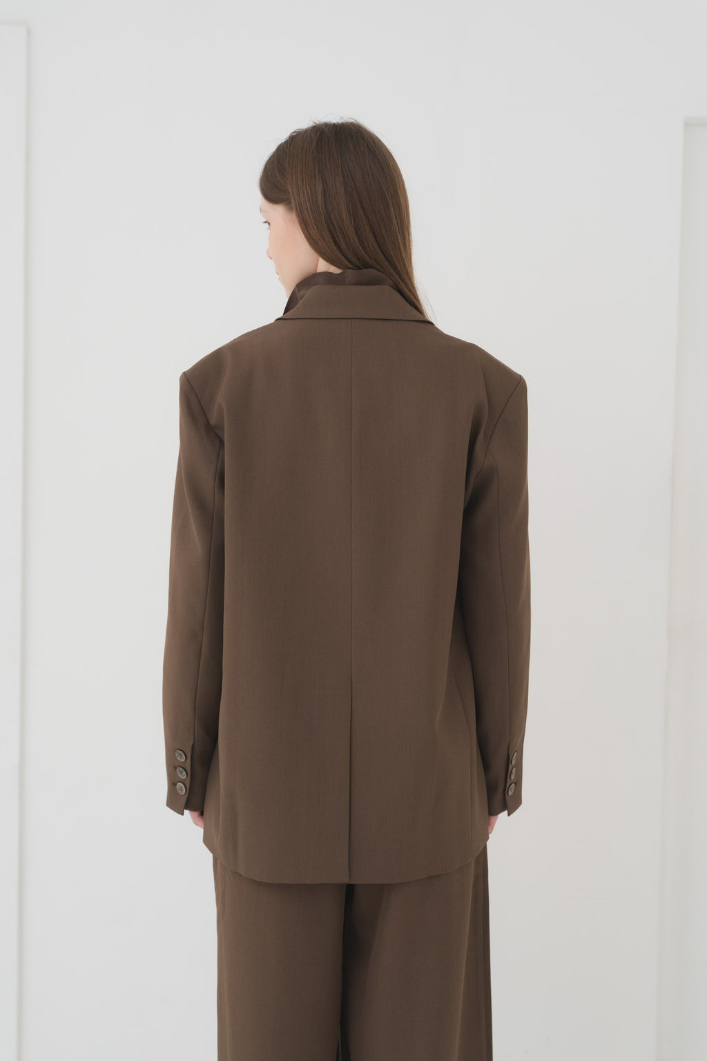 Estelle Blazer in Brown — Off-Duty Suiting by Florenco