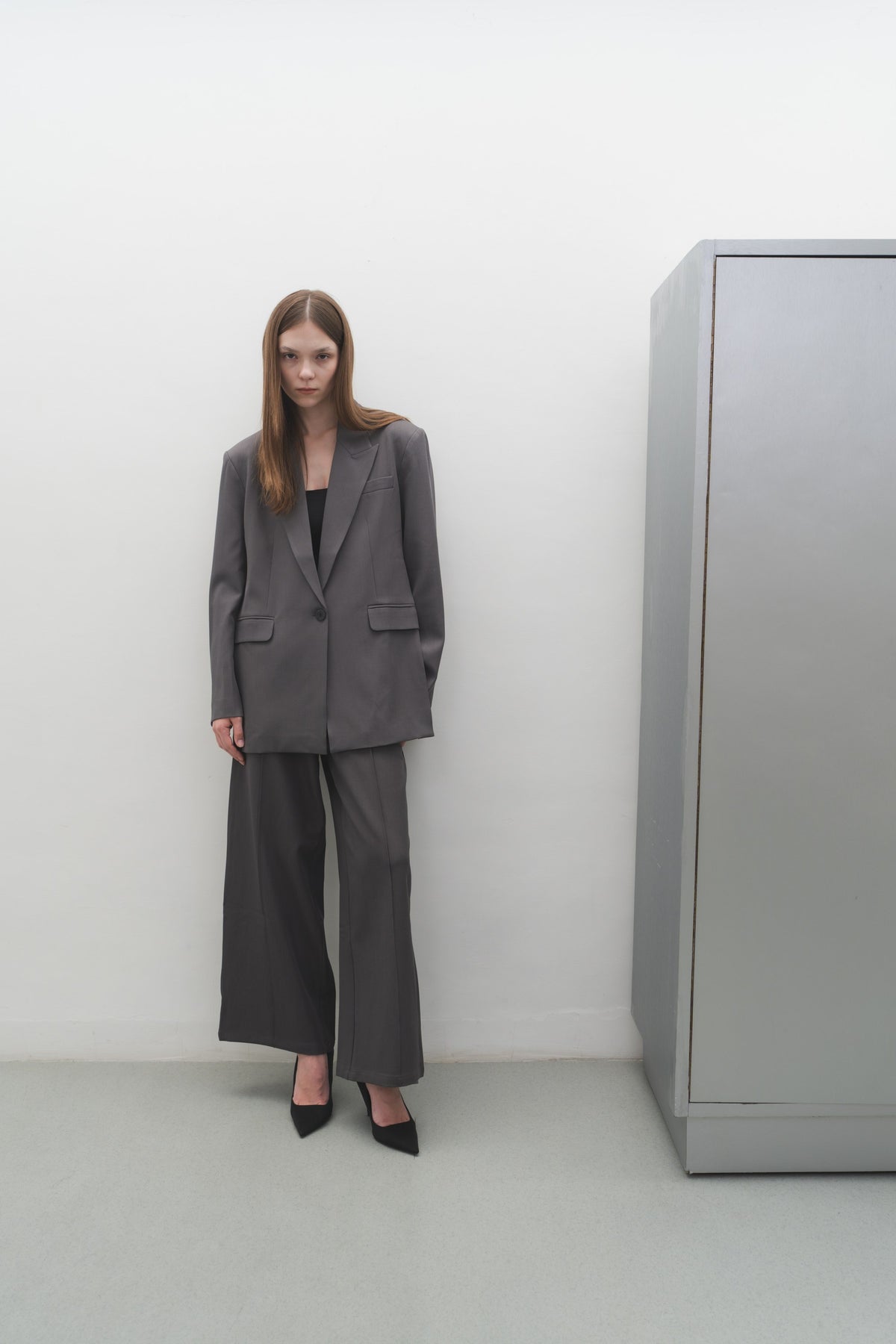 Estelle Pants in Grey — Off-Duty Suiting by Florenco