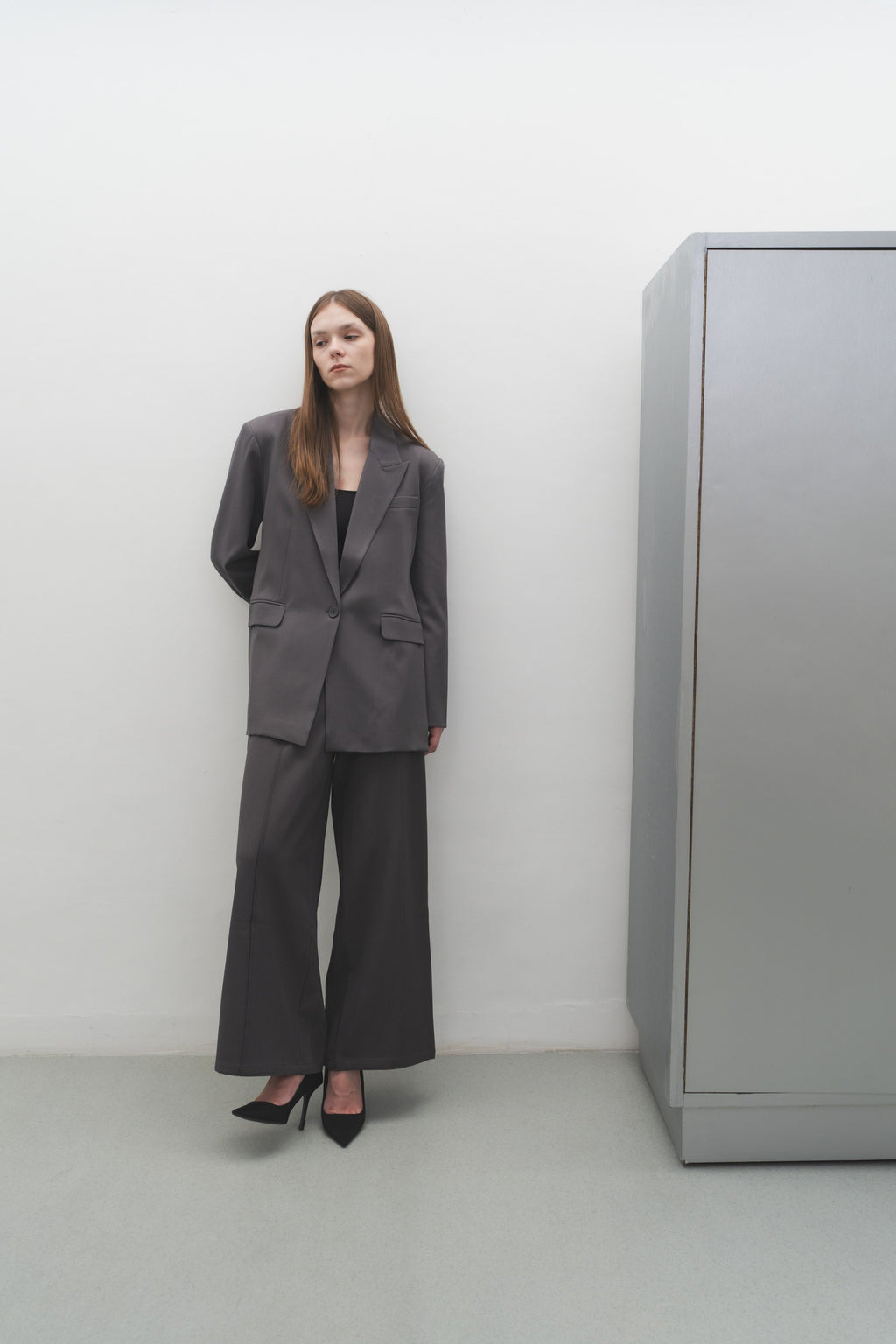 Estelle Blazer in Grey — Off-Duty Suiting by Florenco