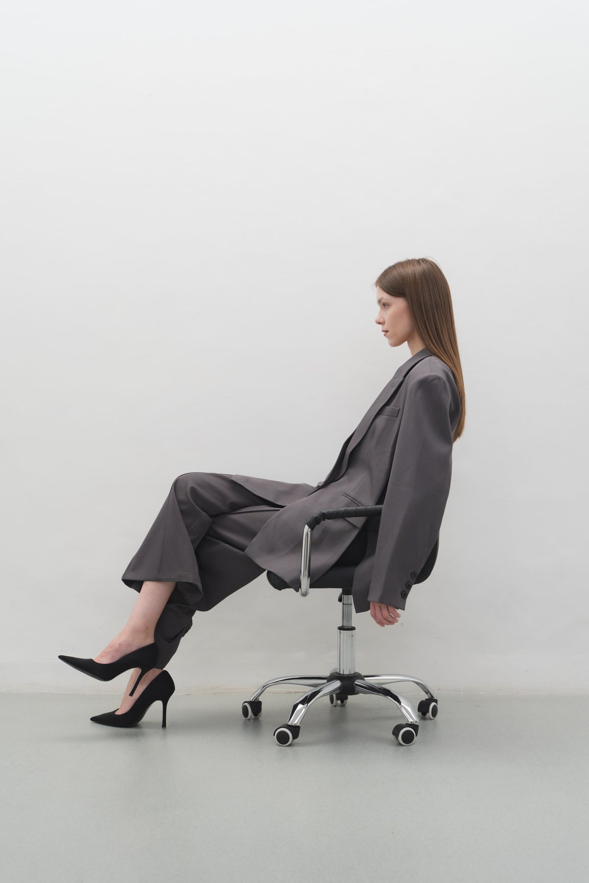 Estelle Blazer in Grey — Off-Duty Suiting by Florenco