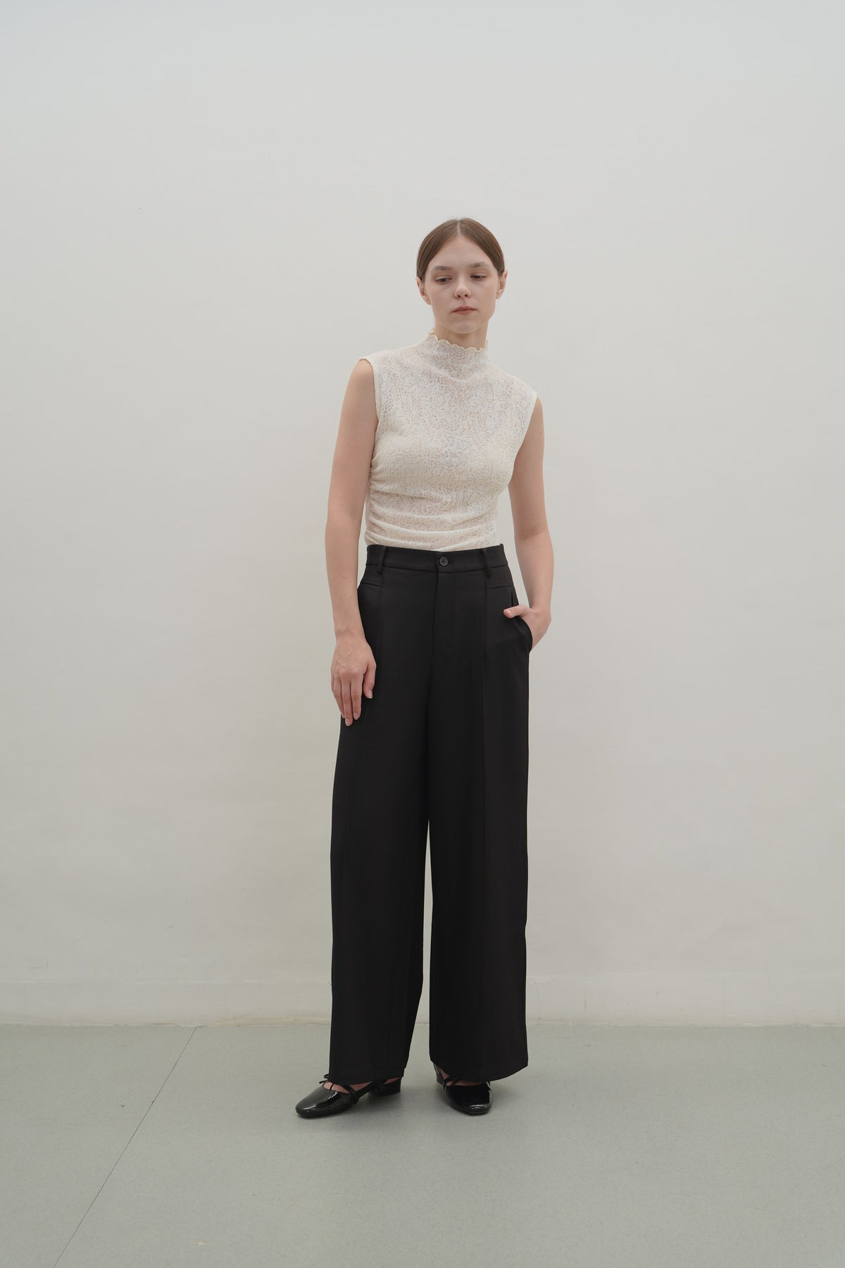 Estelle Pants in Black — Off-Duty Suiting by Florenco