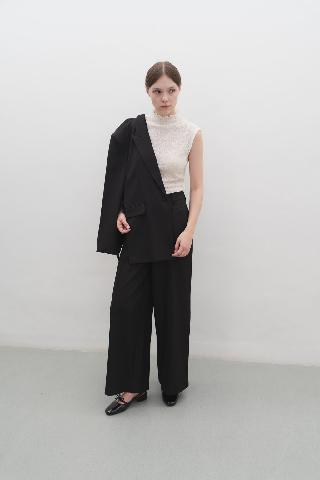 Estelle Blazer in Black — Off-Duty Suiting by Florenco