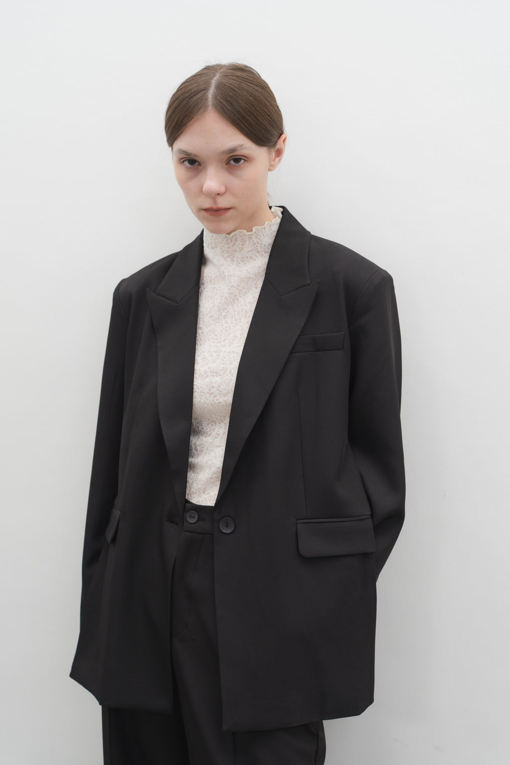 Elsie Top in Cream — Off-Duty Suiting by Florenco
