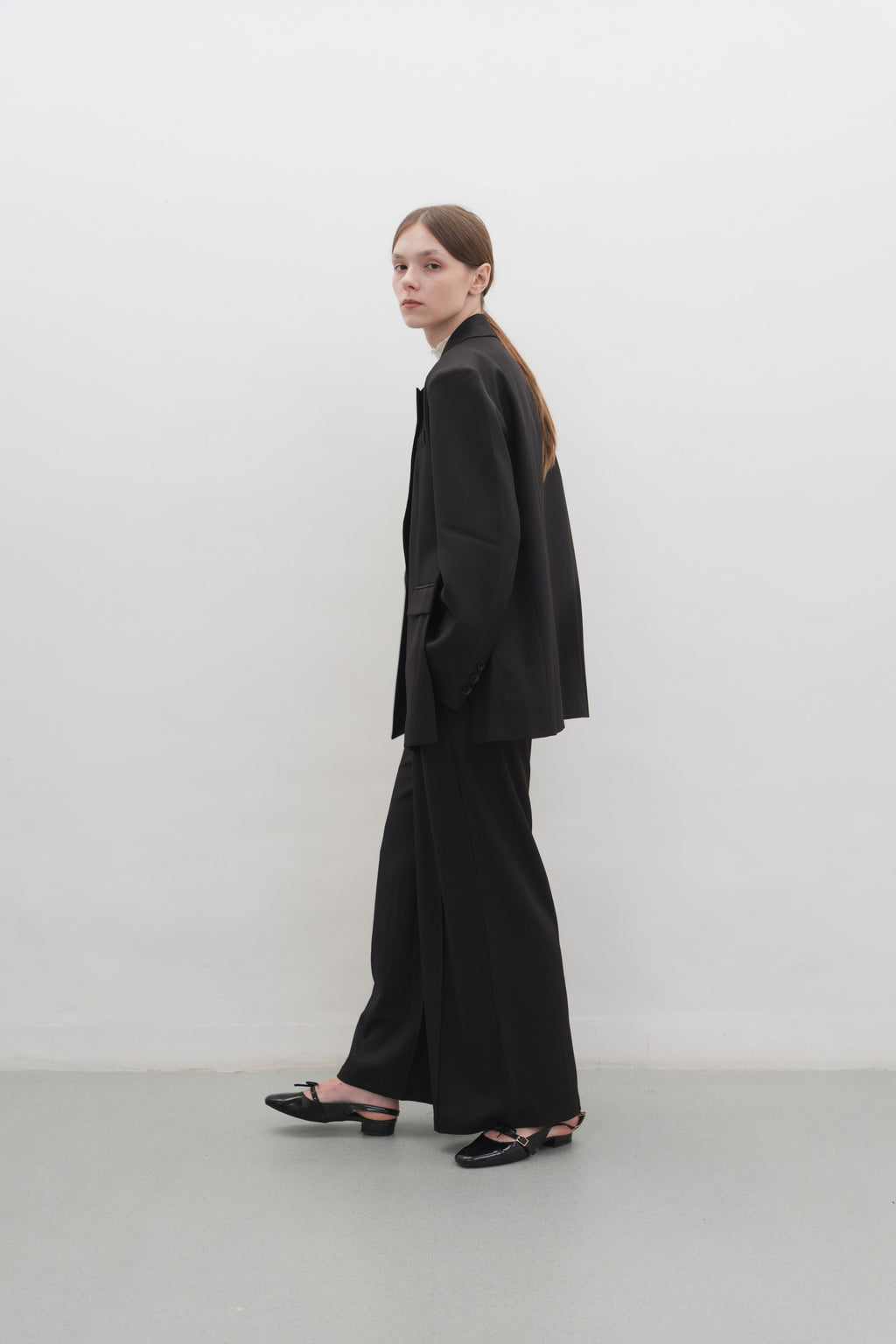 Estelle Blazer in Black — Off-Duty Suiting by Florenco