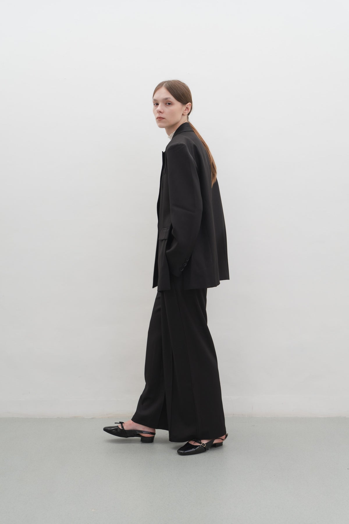 Estelle Blazer in Black — Off-Duty Suiting by Florenco