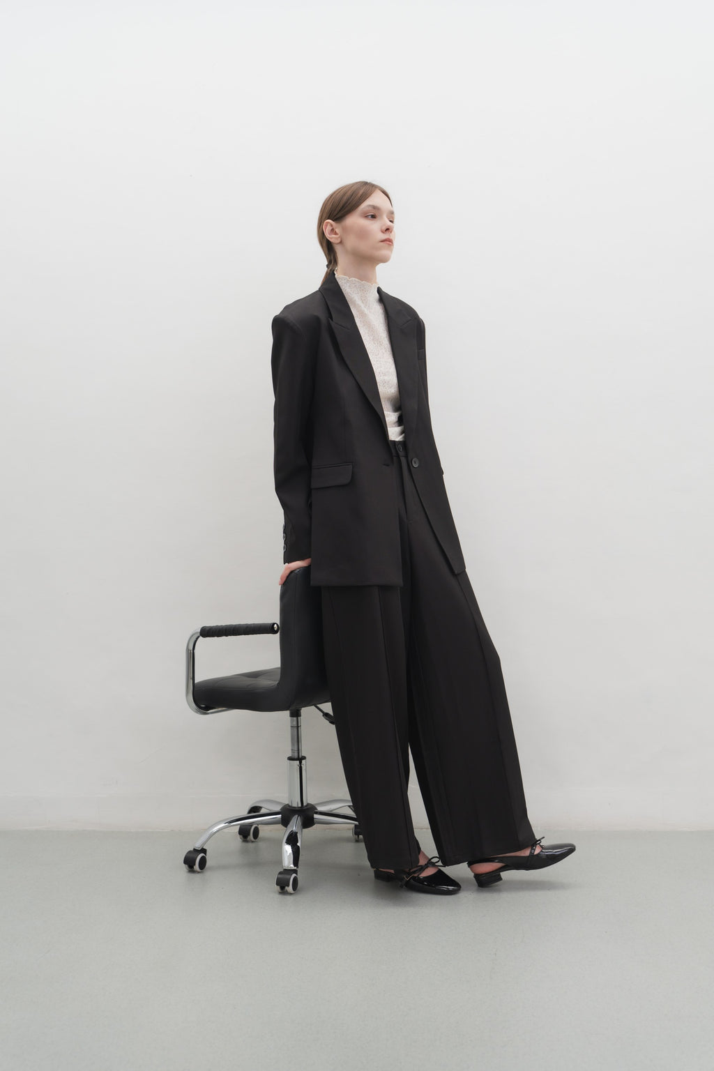 Estelle Blazer in Black — Off-Duty Suiting by Florenco
