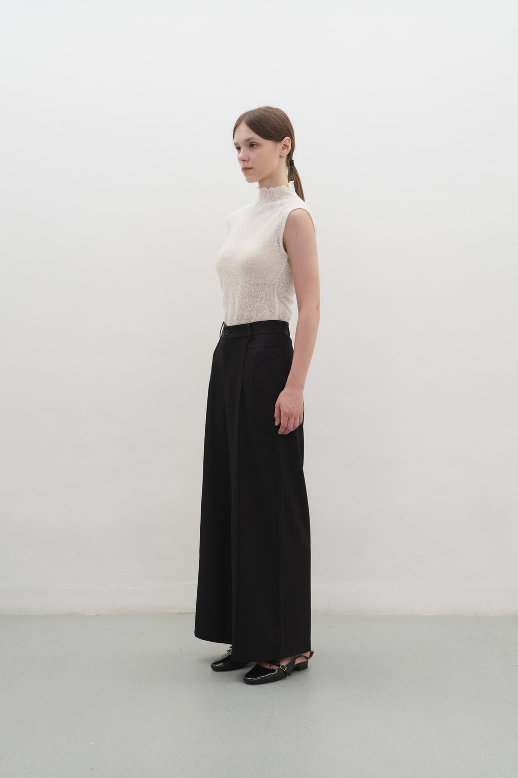 Estelle Pants in Black — Off-Duty Suiting by Florenco