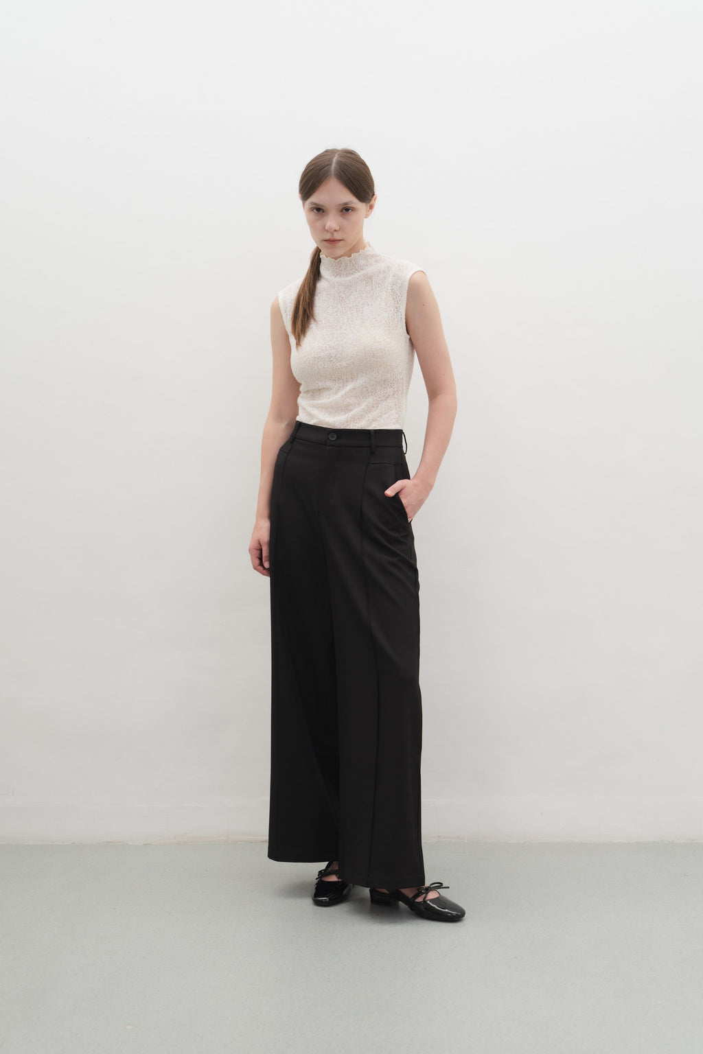 Estelle Pants in Black — Off-Duty Suiting by Florenco