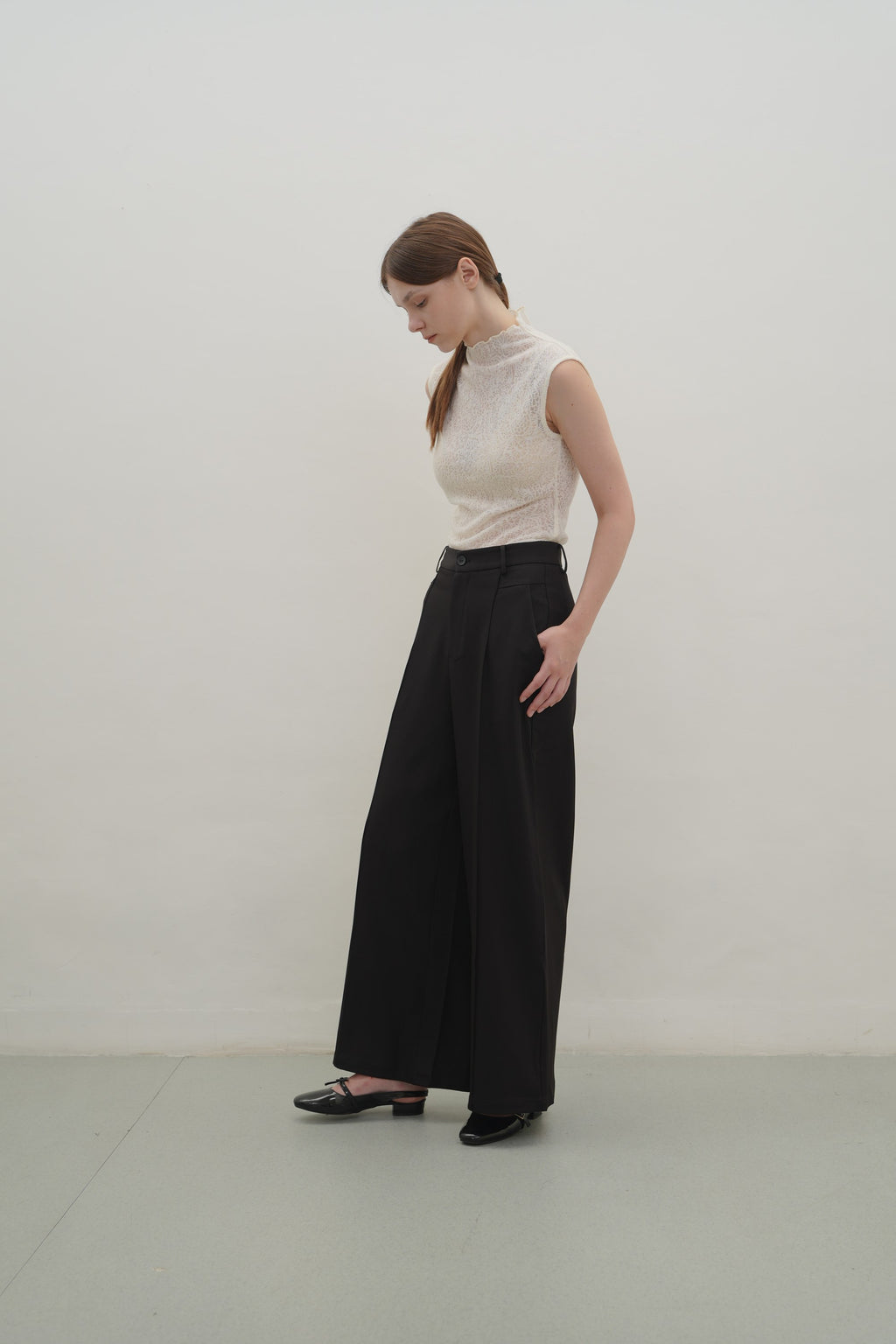 Estelle Pants in Black — Off-Duty Suiting by Florenco