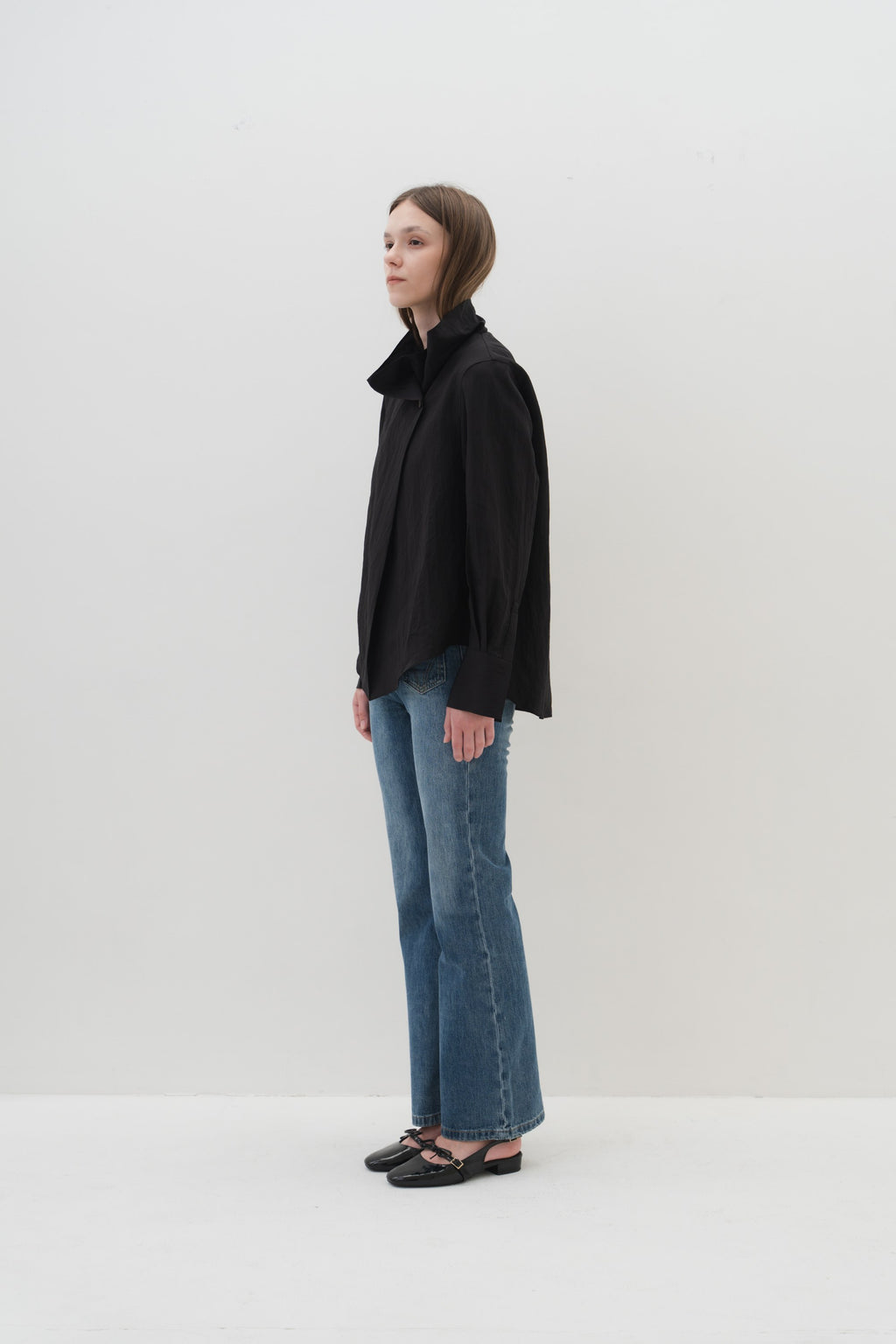 Rowan Top in Black — Off-Duty Suiting by Florenco
