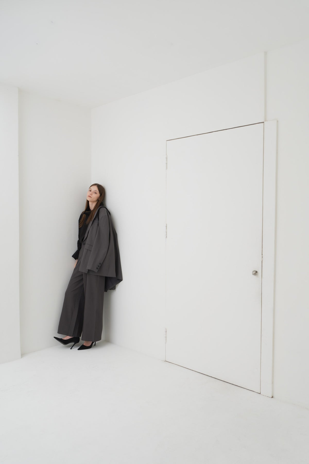 Estelle Blazer in Grey — Off-Duty Suiting by Florenco