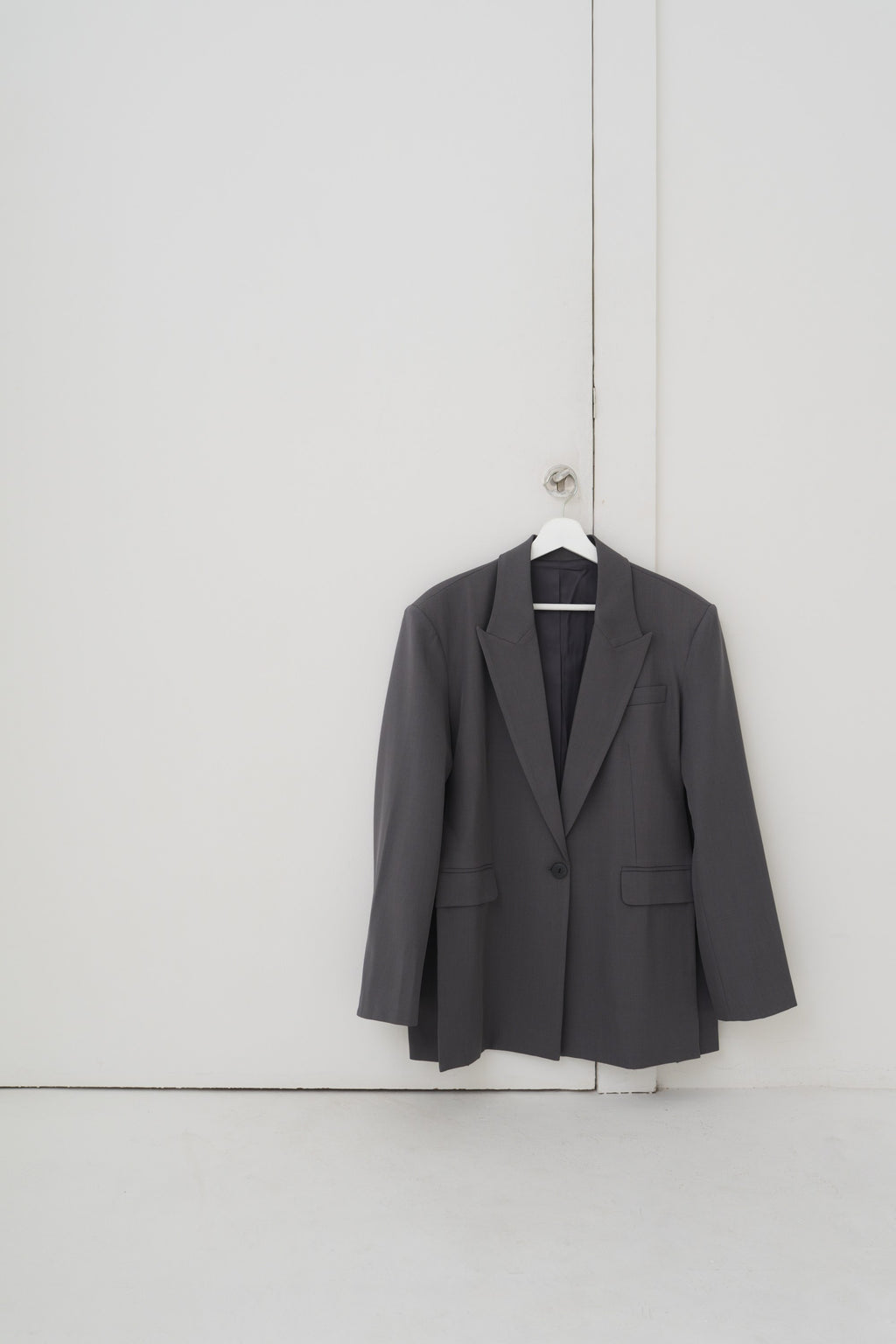 Estelle Blazer in Grey — Off-Duty Suiting by Florenco