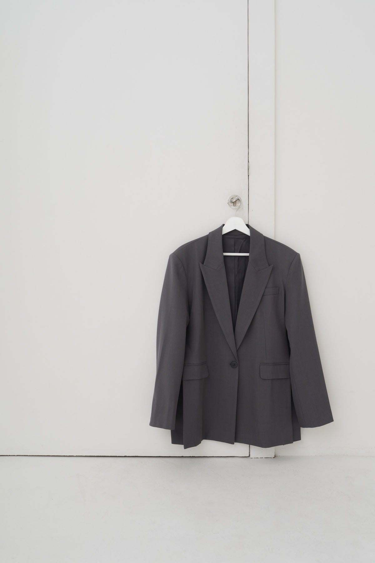 Estelle Blazer in Grey — Off-Duty Suiting by Florenco